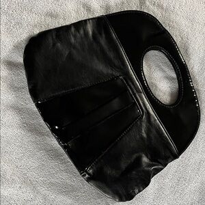 Elegant Black Leather Handbag